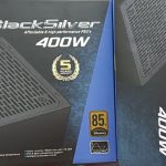 PSU Power Suply Enlight Black Silver 400 Watts 80+